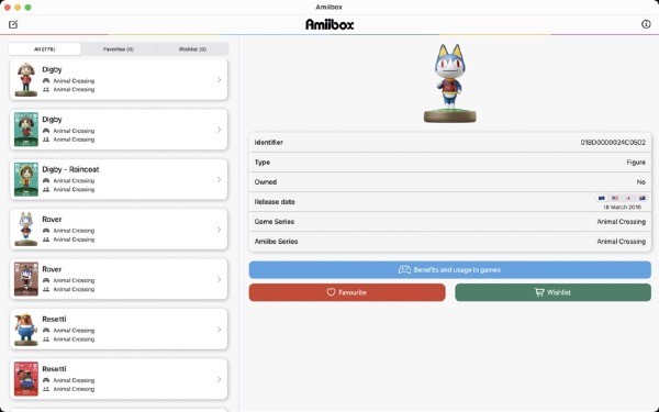 Amiibox Mac截图