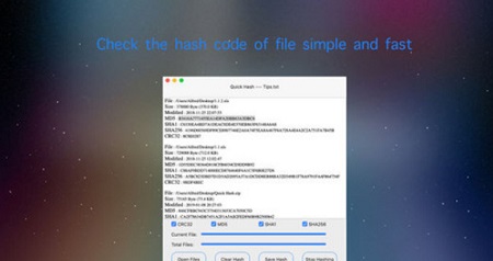 Quick Hash Mac截图