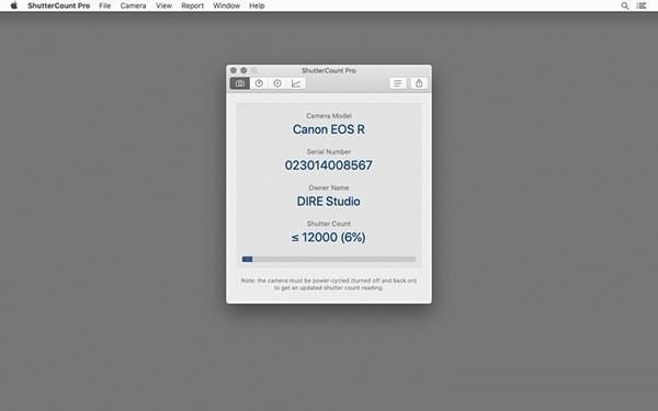 ShutterCount Pro Mac截图