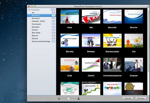 PPT Template Mac截图