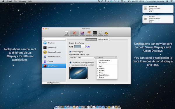 Growl MAC截图