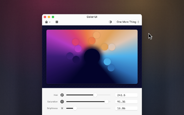 Color UI Mac截图