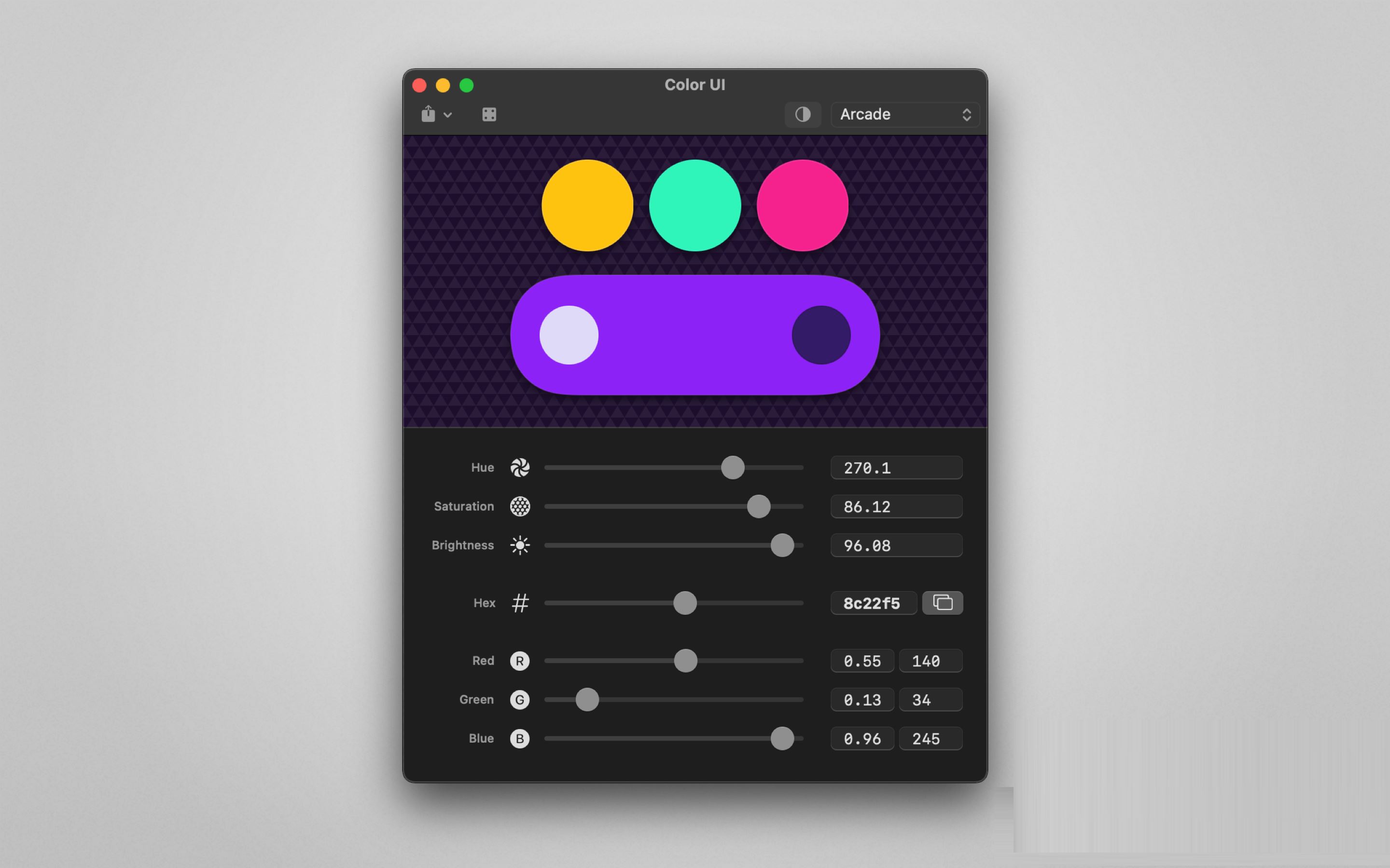 Color UI Mac截图