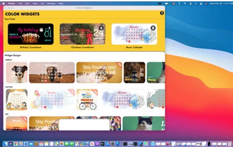 Color Widgets Mac截图