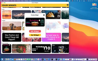 Color Widgets Mac截图