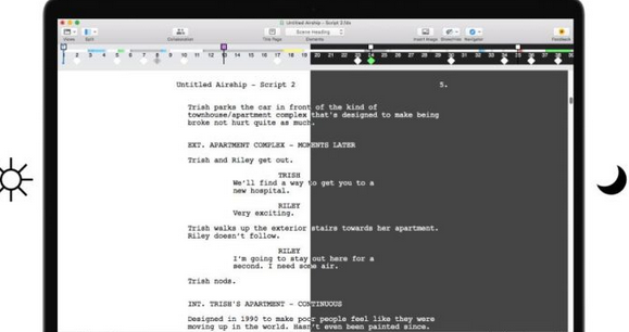 Final Draft 11 Mac截图