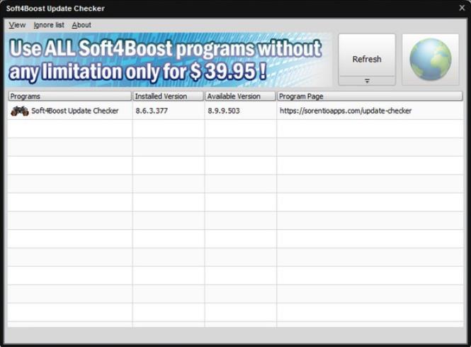 Soft4Boost Update Checker截图