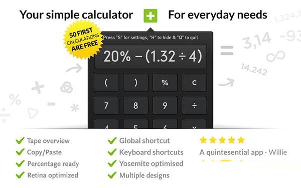 Calculator for Mac截图