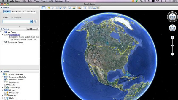 Google Earth Pro for Mac截图