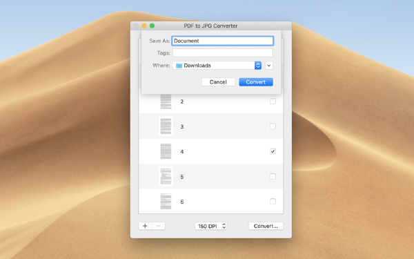 PDF to JPG Converter Mac截图