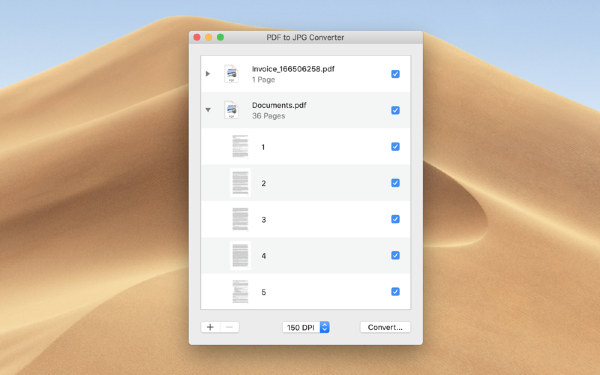 PDF to JPG Converter Mac截图