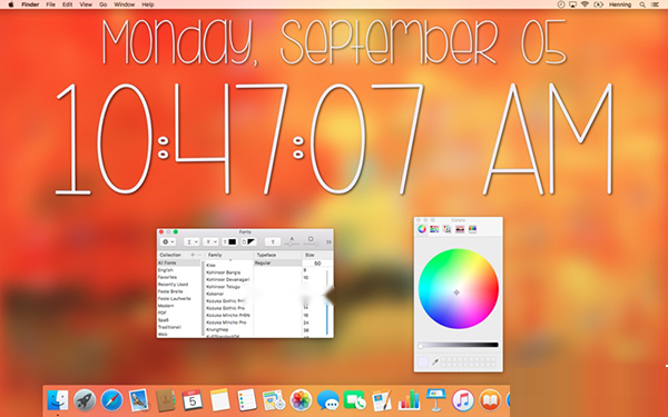 ClockDesk Mac截图