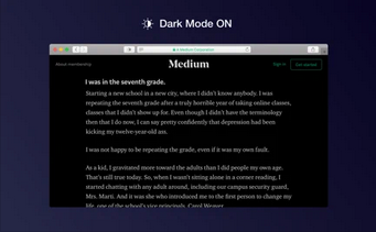 Dark Mode for Safari Mac截图