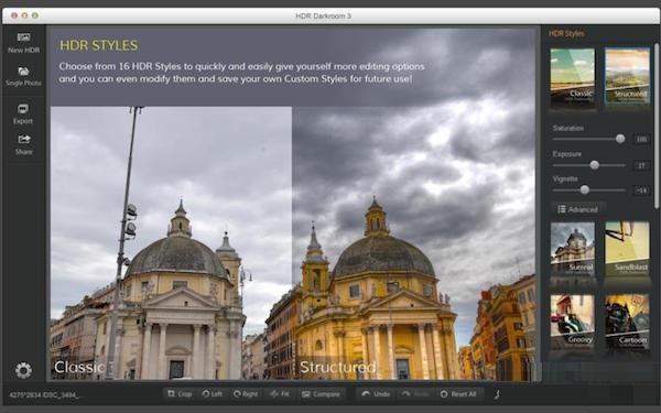 HDR Darkroom for Mac截图