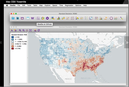 GeoDa Mac截图