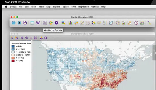 GeoDa Mac截图