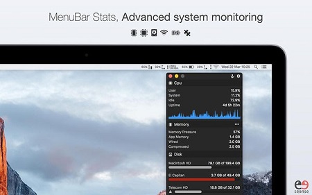 MenuBar Stats Mac截图