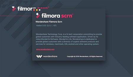 Wondershare Filmora Scrn Mac截图