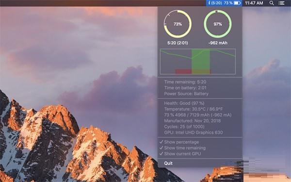 Battery Life Mac截图