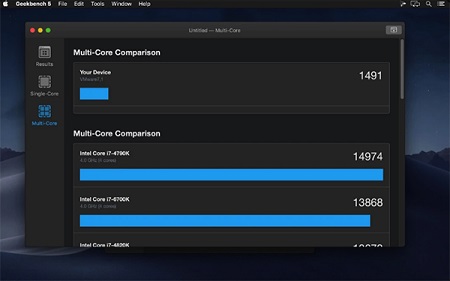 Geekbench 3 Mac截图