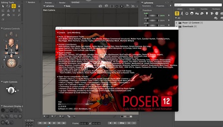 Poser Pro 12 Mac截图