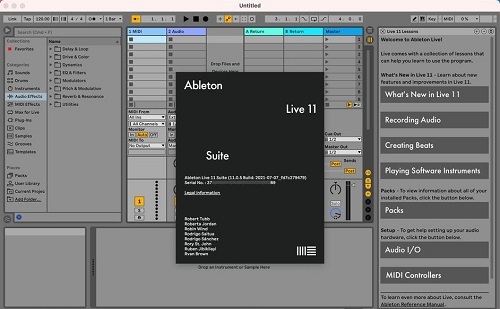 Ableton Live Mac截图