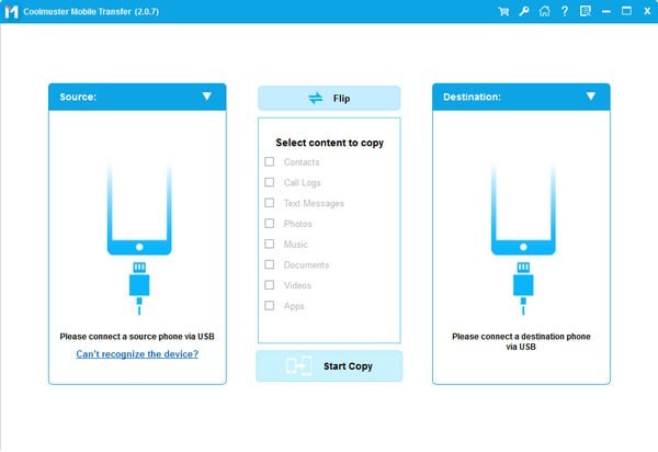 手机数据备份工具(Coolmuster Mobile Transfer)截图