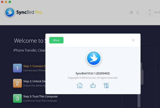 SyncBird pro Mac截图