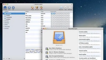 SQLiteManager Mac截图
