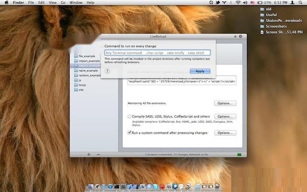 LiveReload for Mac截图