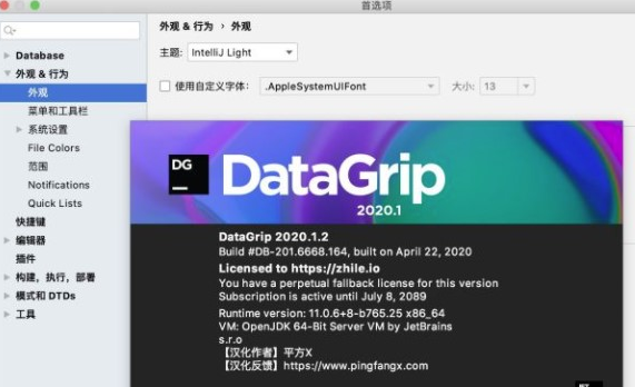 datagrip Mac截图