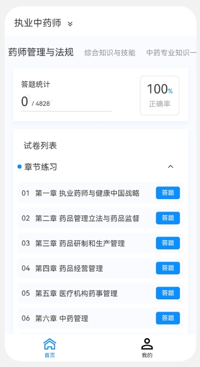 执业药师原题库截图