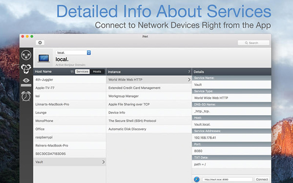 iNet Network Scanner for Mac截图