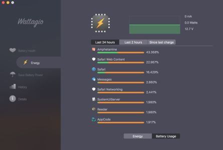 Wattagio Mac截图