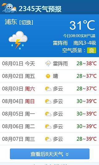 2345天气王(2345天气预报)截图