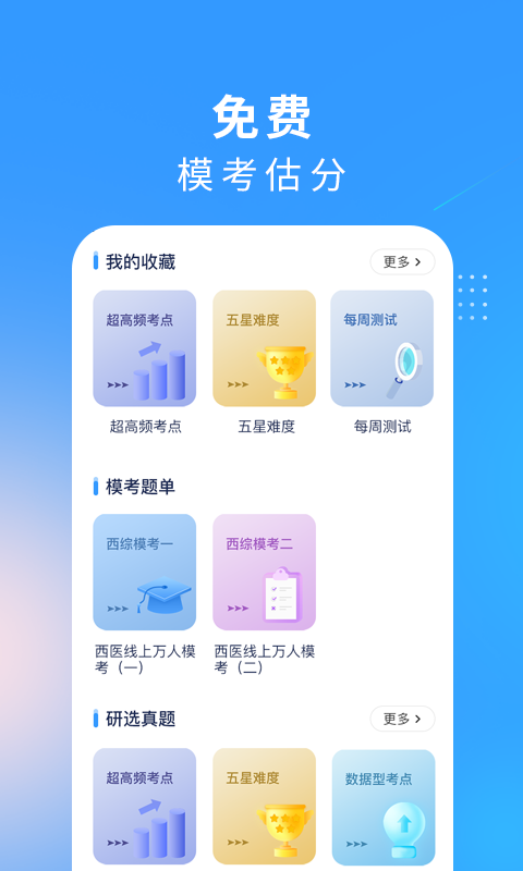 西医考研医题库截图