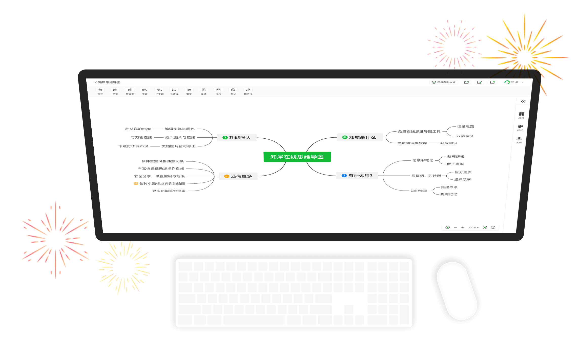 知犀思维导图截图