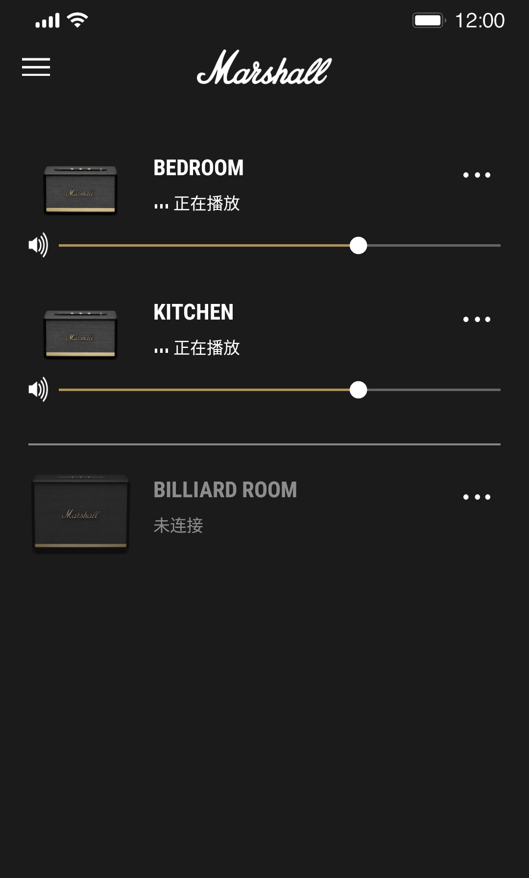 MarshallBluetooth截图