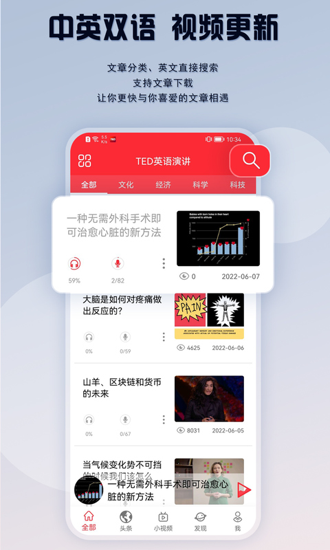 TED演讲截图