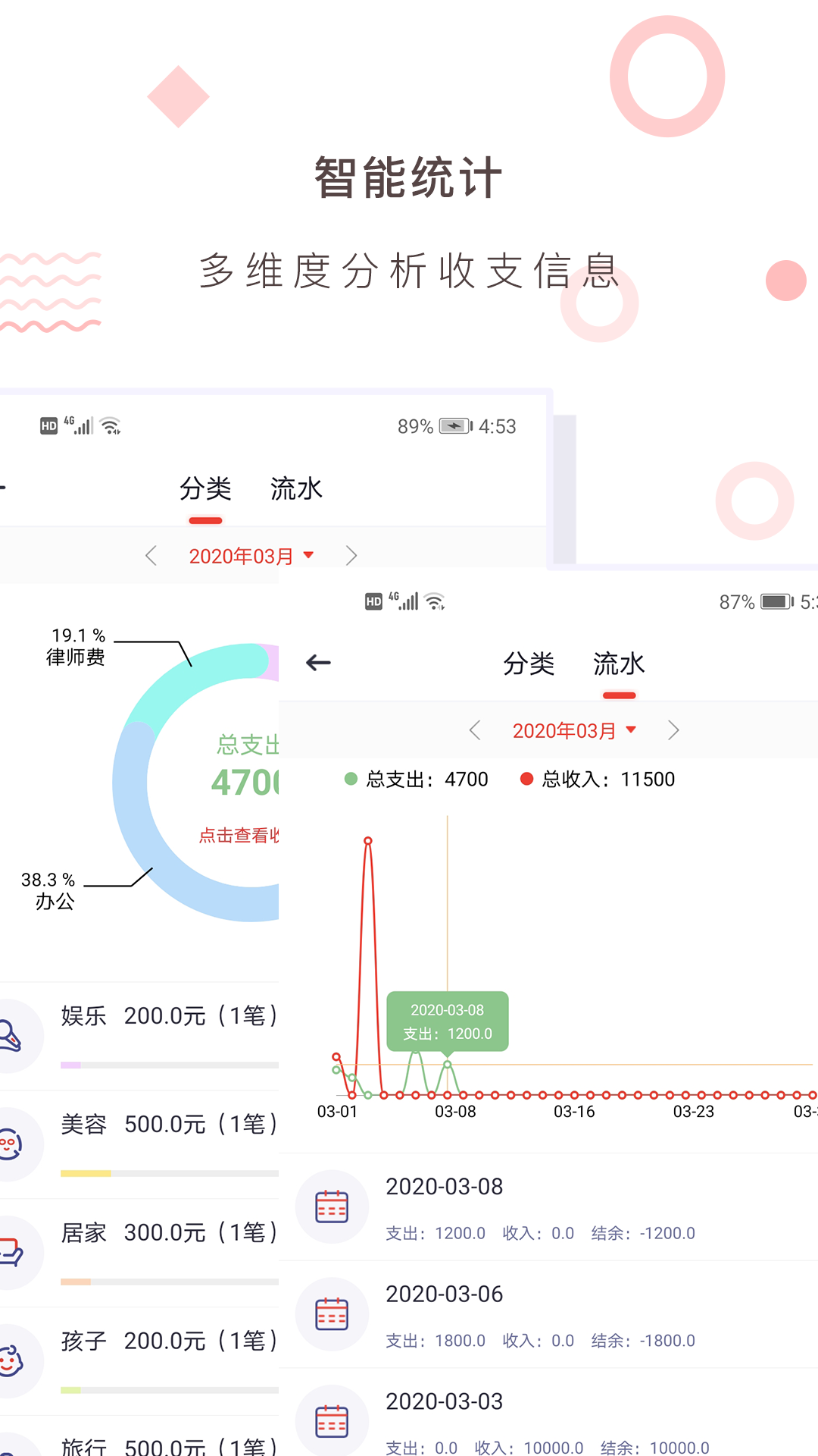 财务记账收支账本管家截图